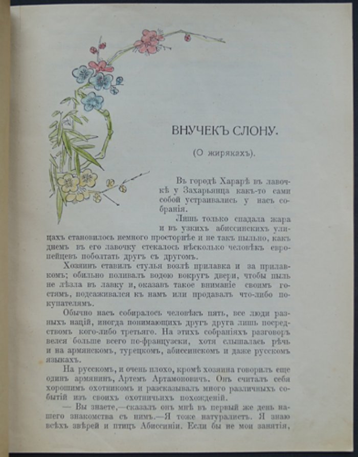 Чеглок А. Звери Центральной и Южной Африки (отдельный оттиск) — детское издание по естествознанию