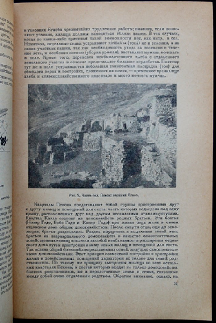 Патриархальная домашняя община и общинные дома у ягнобцев: жилищная архитектура горных иранцев Средней Азии
