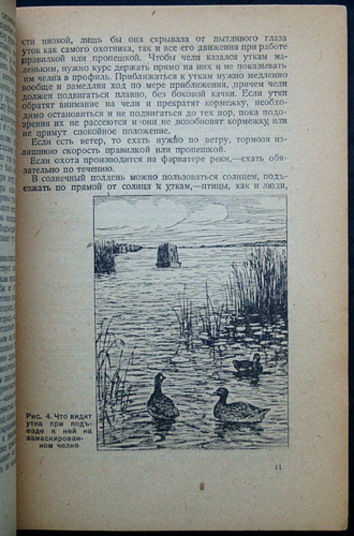 Охота с подъезда на водоплавающую дичь (утки и другая птица). Техника подъезда и распознавание на расстоянии