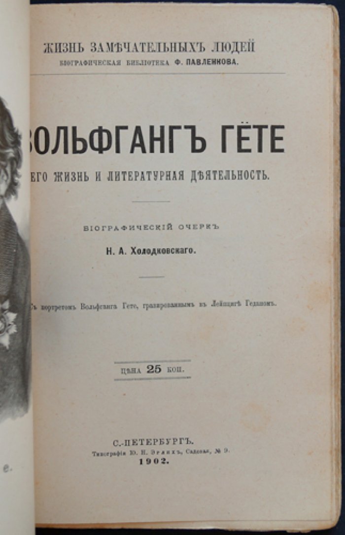 Вольфганг Гёте: его жизнь и литературная деятельность (ЖЗЛ, биографический очерк)