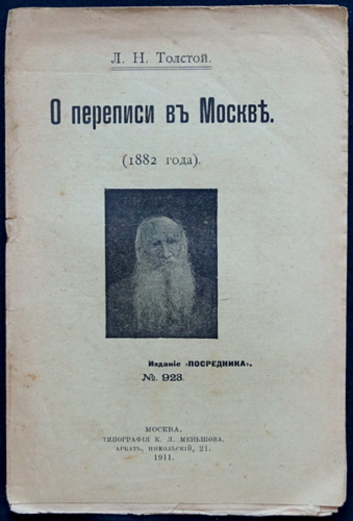 Л. Н. Толстой — «О переписи в Москве» (1882): статья-воззвание о городской бедноте