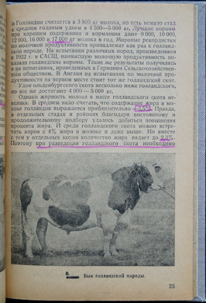 Плановые породы крупного рогатого скота СССР (с описанием 17 пород)