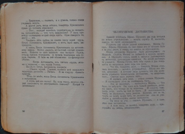Михаил Зощенко. «Нервные люди». Первое прижизненное издание (Рига, 1928)