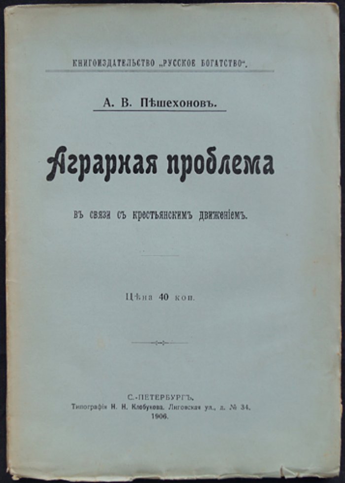 Аграрная проблема и крестьянское движение: меры правительства, сущность реформы и роль общины