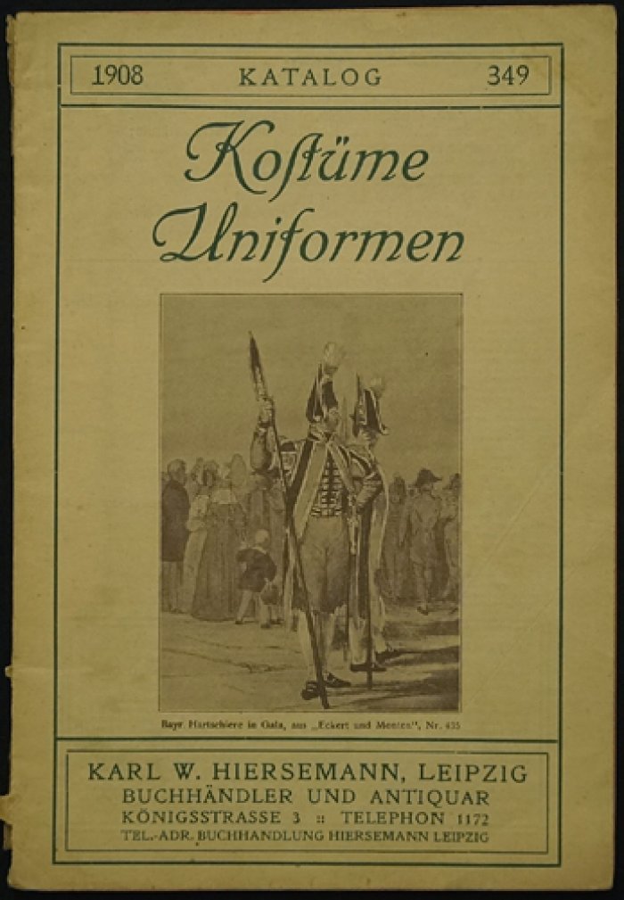 Каталог костюмов и униформ. Выпуск №349 (1908)