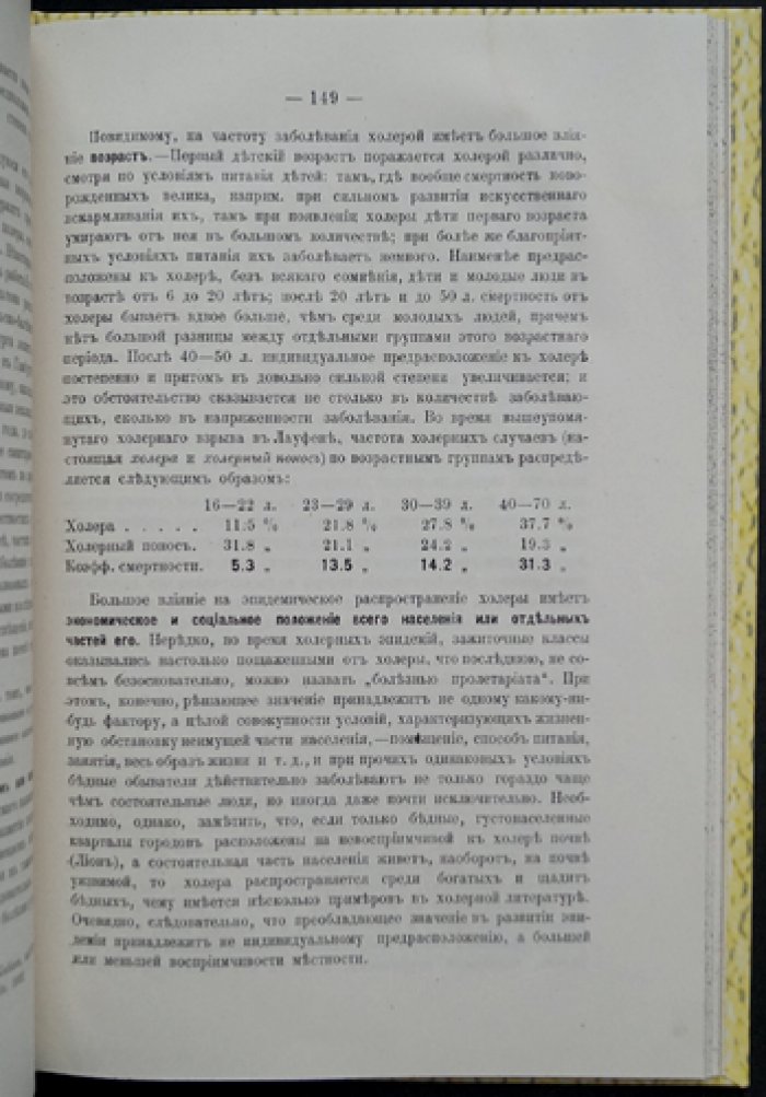 Холера: эпидемиология и профилактика с общественно-санитарной точки зрения