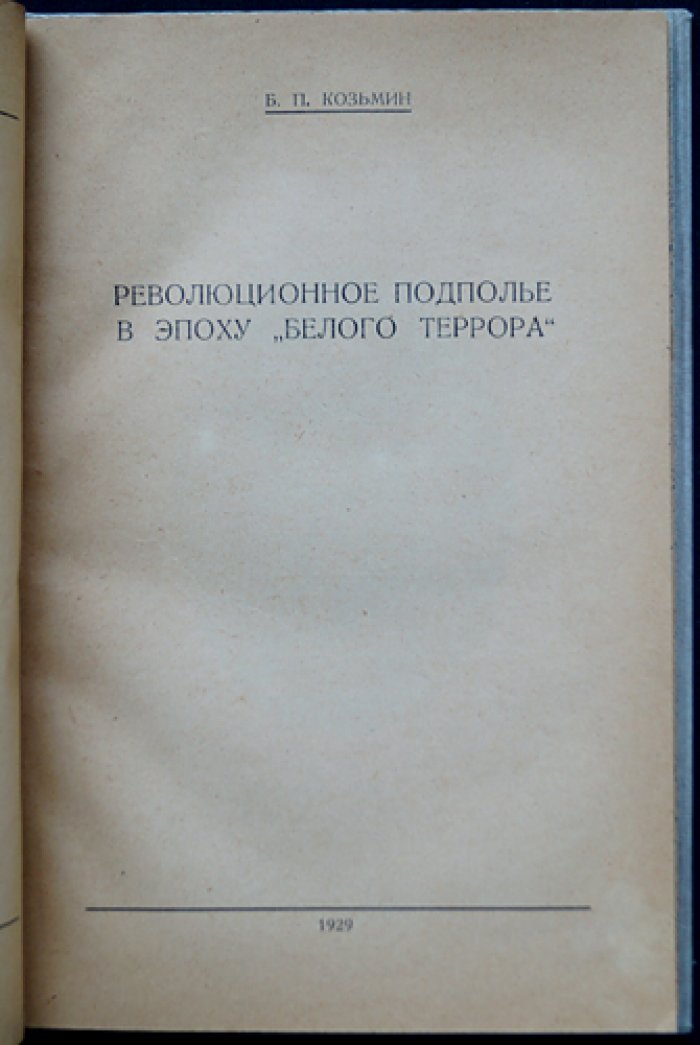 Революционное подполье в эпоху «Белого террора» (1866–1869): история подпольного движения в России