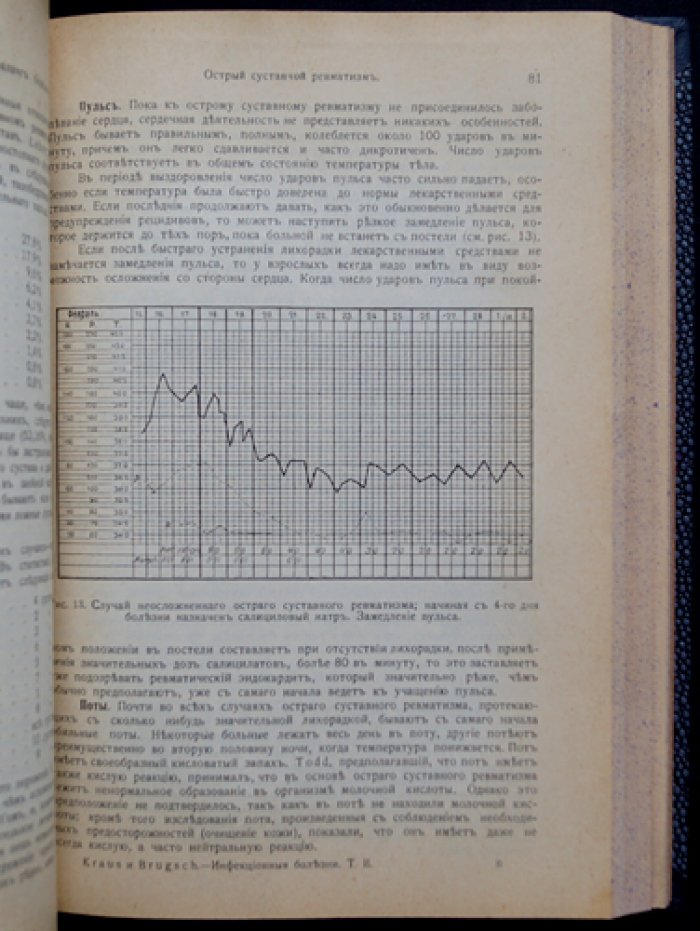 Инфекционные болезни. Курс в двух частях (в одном переплете). Том I–II, вып. I: тиф и паратиф, дизентерия, дифтерия, грипп, столбняк, менингит, ревматизм и др.