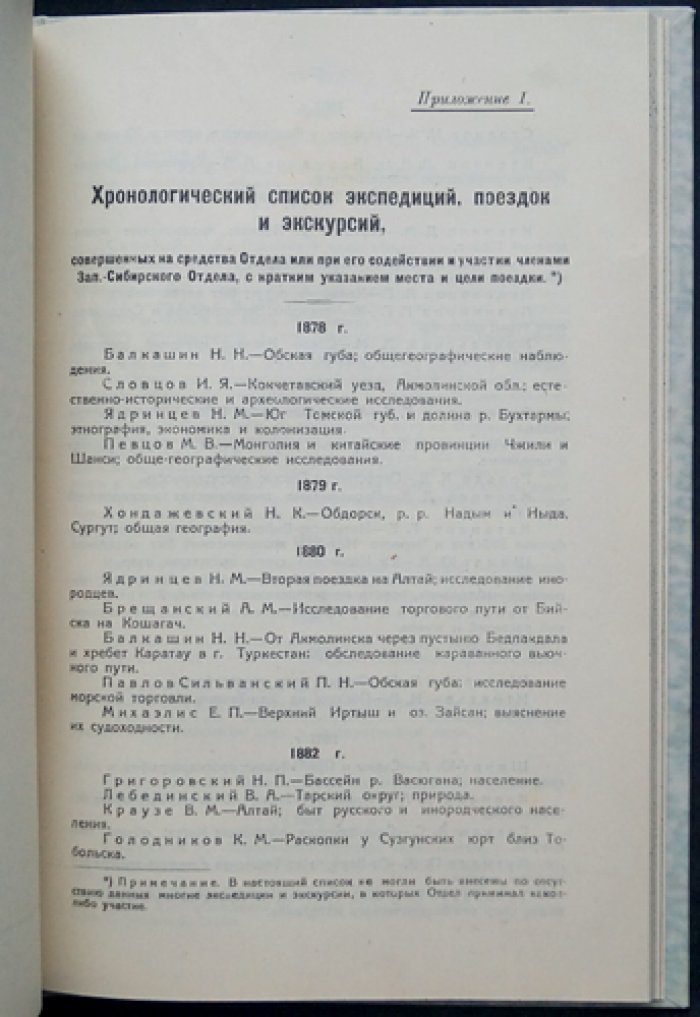 Очерки пятидесятилетней деятельности Западно-Сибирского отделения Государственного Русского географического общества (1877–1927)