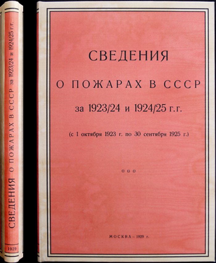 Пожары в СССР (1923/24–1924/25 гг.): статистические сведения и анализ Главного правления государственного страхования