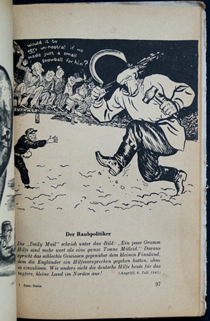 Сталин в свете прессы и карикатуры (немецкое издание, 1941)