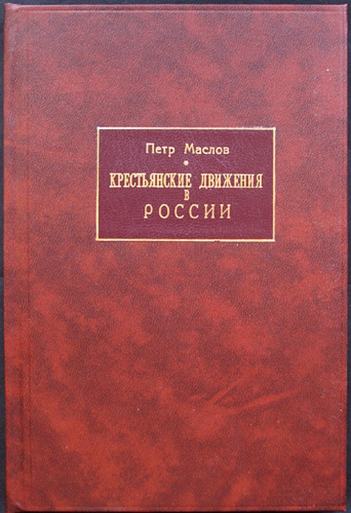 Крестьянские движения в России в эпоху первой революции (аграрный вопрос, т. II, кн. 2)