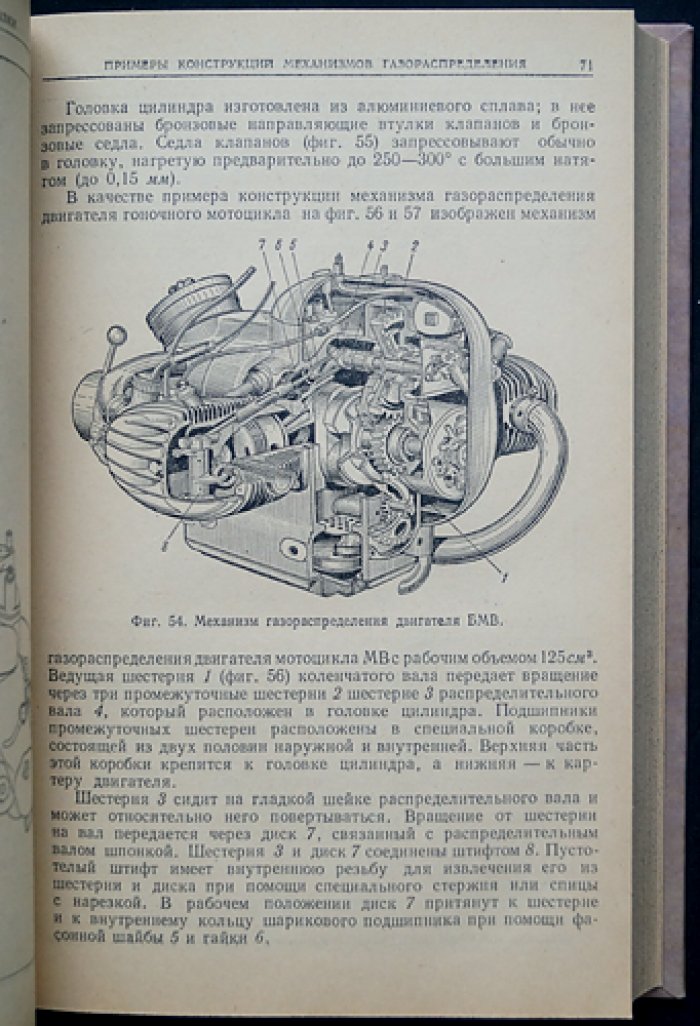 Мотоцикл: теория, конструкция и расчет. Узлы, механизмы и детали (1958)