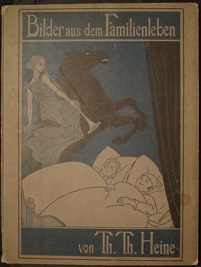 Сатирический альбом «Картины семейной жизни» Томаса Теодора Гейне (Th. Th. Heine) — 32 иллюстрации, издание 1898