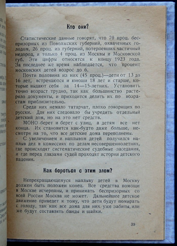 Дети улицы: очерки московской жизни (1920-е годы)