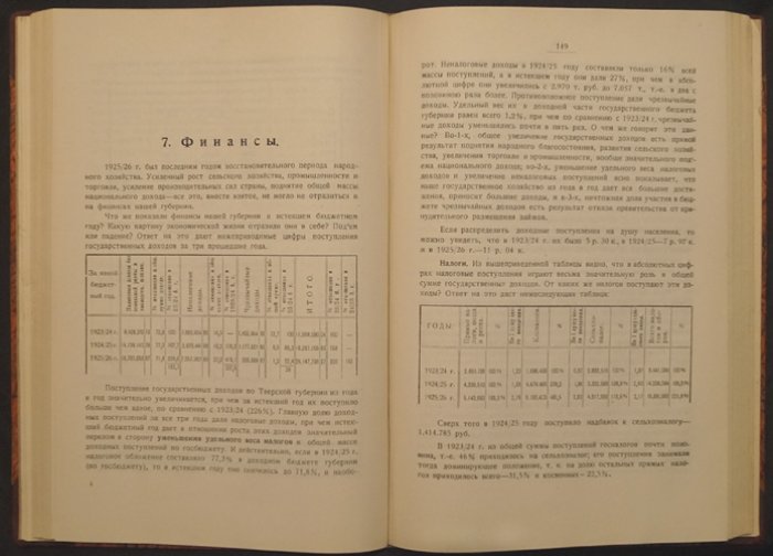 Тверская губерния в 1925–1926 гг.: отчет губернского исполнительного комитета XV съезду Советов