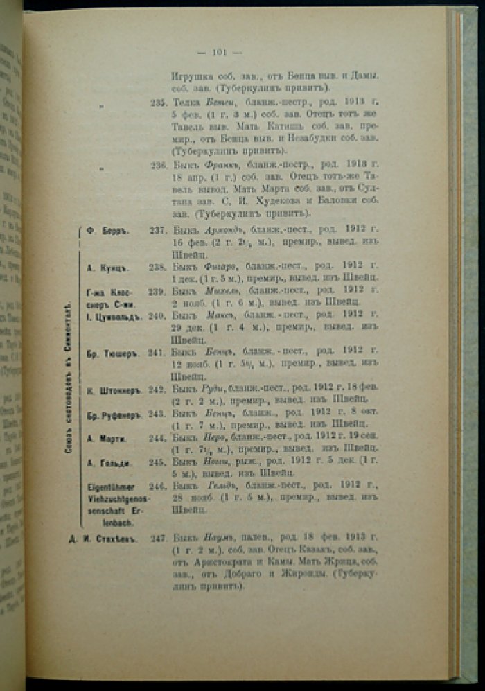 Указатель 50-й юбилейной аукционной выставки животноводства (1–6 мая 1914 г.)