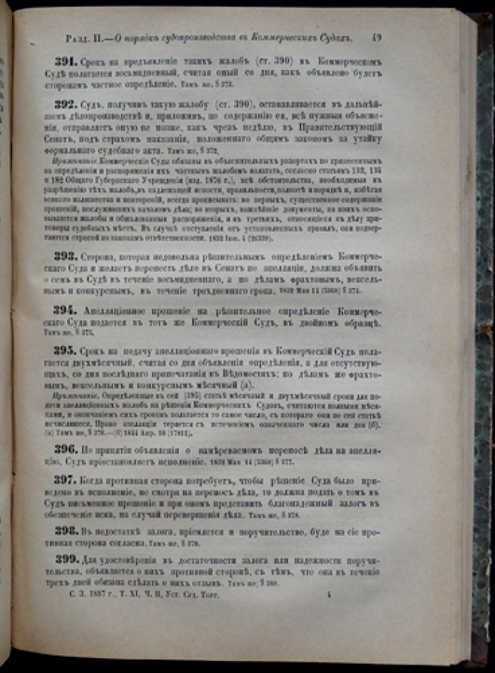 Свод Законов Российской Империи. Экономические уставы. Том 11 (ч. II). Устав кредитный, о векселях, торговый, судопроизводство торговое, консульский, о промышленности