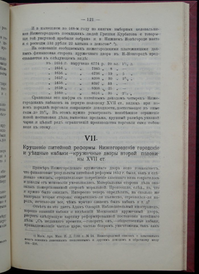 Нижегородские казенные кабаки и кружечные дворы XVII века: по материалам губернских архивных данных