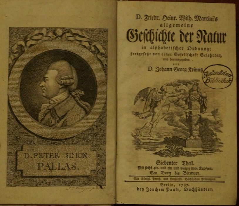 Общая история природы в алфавитном порядке. Том VII (немецкое издание 1787 года)
