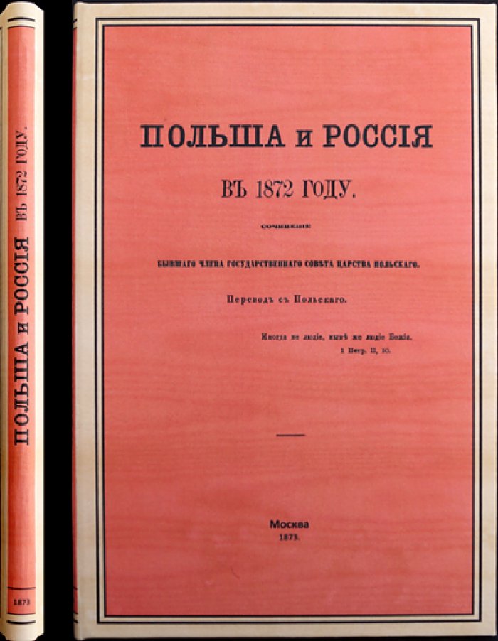 Польша и Россия в 1872 году. Историко-политическое сочинение (перевод с польского)