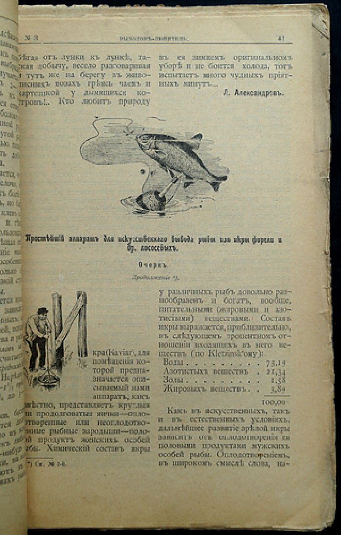 Рыболов-любитель. Ежемесячный иллюстрированный журнал рыболовства и рыбоводства: комплект 1907 года (8 номеров № 3, 4, 5, 6, 9–12)