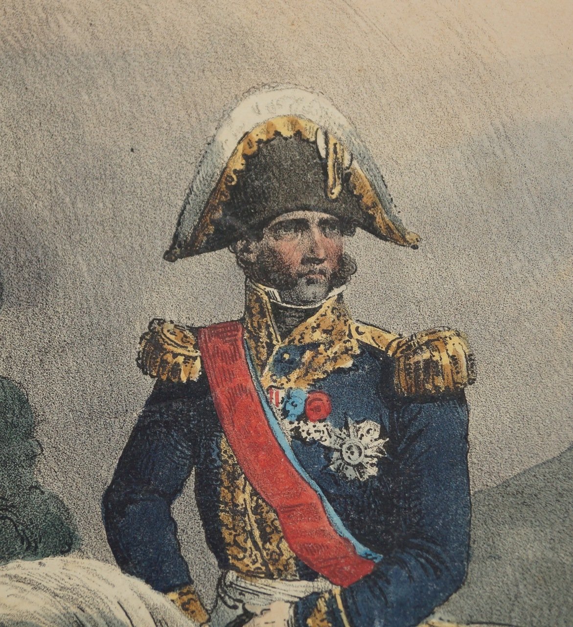 «Маршал Франции» (Marechal de France), литография с оригинальной акварельной раскраской. Париж, ок. 1840. № 11