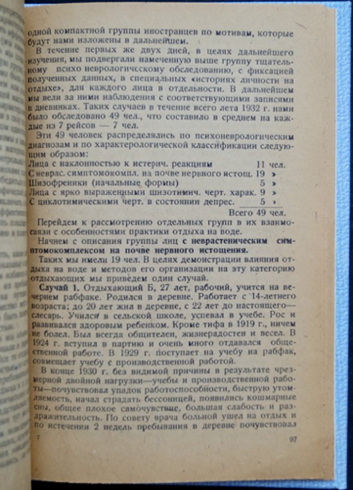 Отдых на воде: опыт психогигиенической организации отдыха