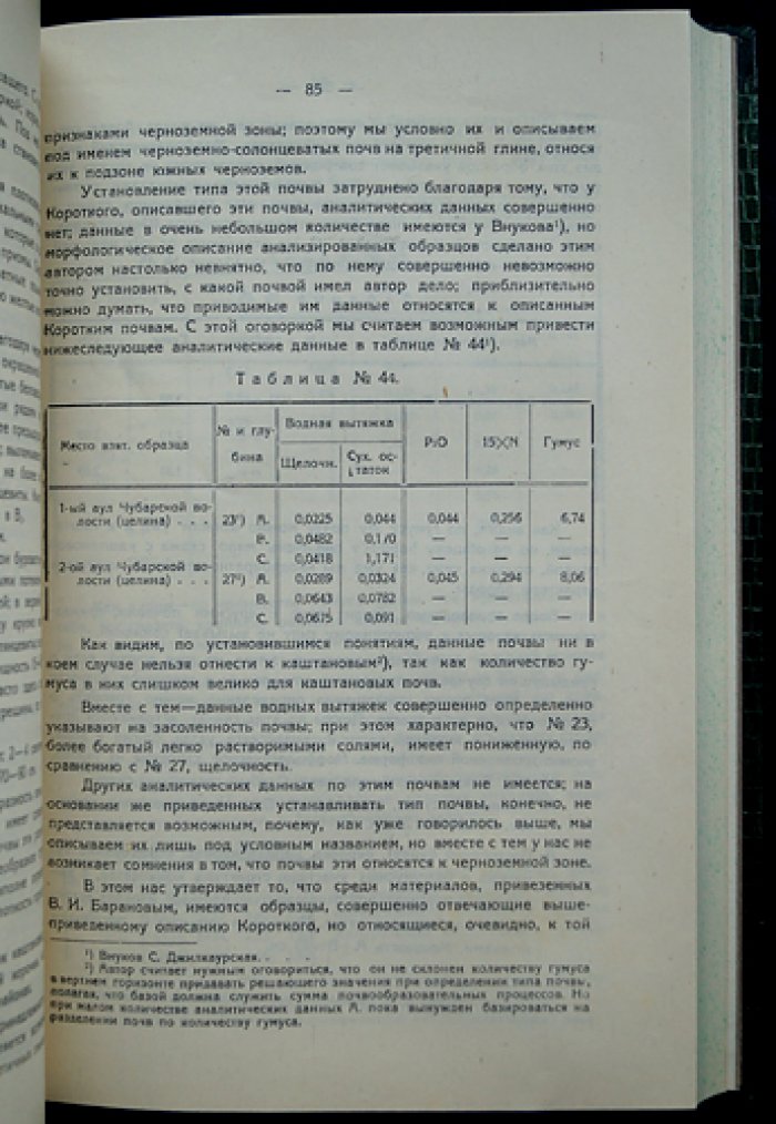 Почвы чернозёмной полосы Западной Сибири: научный оттиск с картой почвенных районов