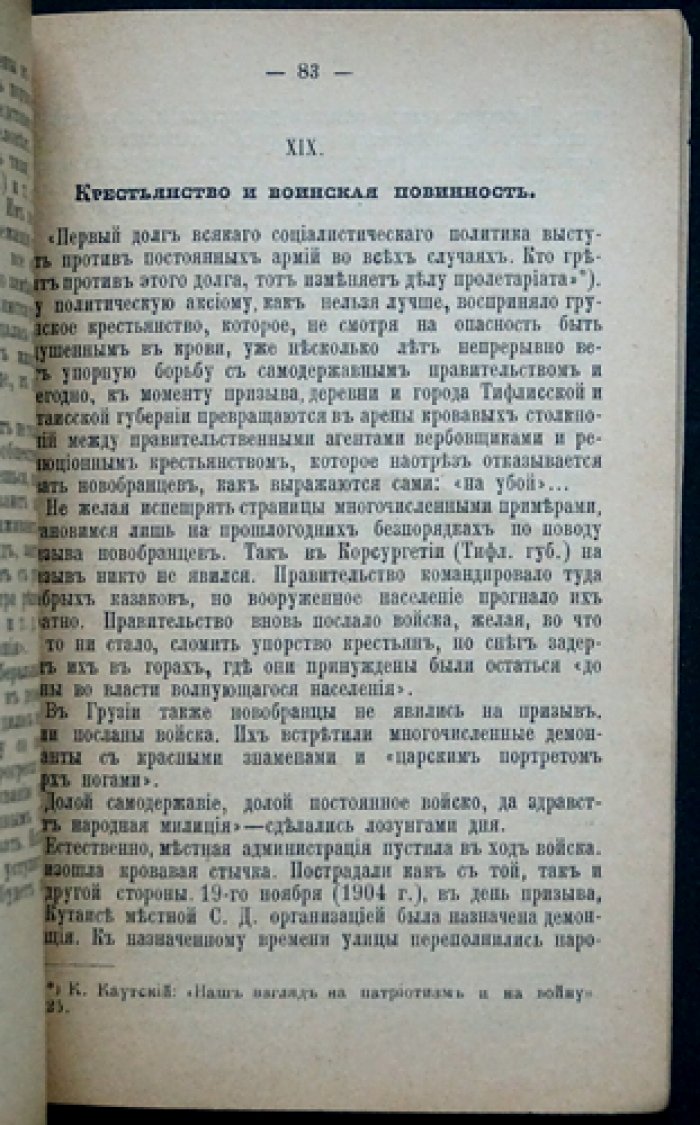 Крестьянское движение в Грузии и социал-демократия