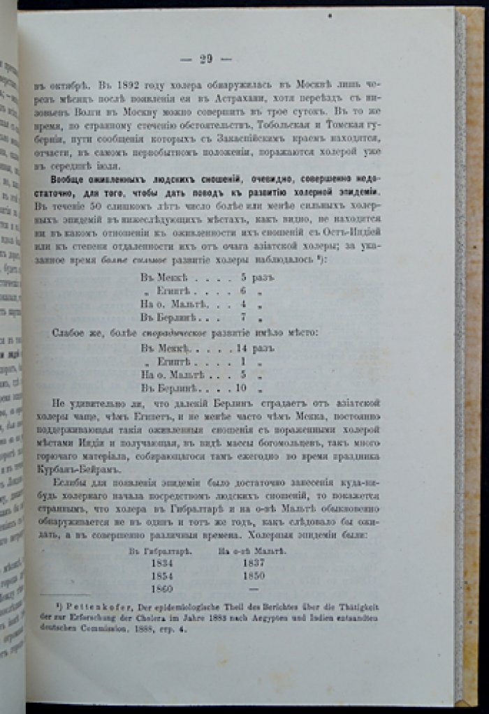 Холера: эпидемиология и профилактика (общественно-санитарный взгляд). Лекции Ф. Ф. Эрисмана