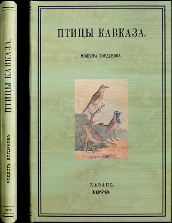 Птицы Кавказа (труды Общества естествознания при Имп. Казанском университете). Том VIII, выпуск 4