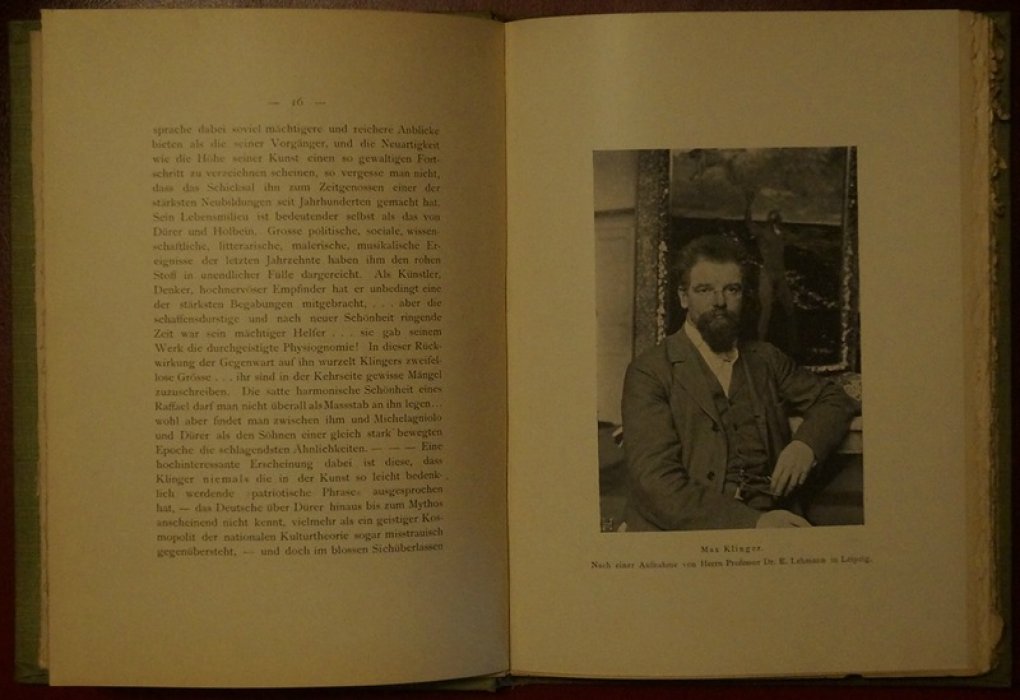 Художественная книга. Выпуск второй: Макс Клингер (серия «Das Künstlerbuch», исследование Ф. Г. Мейсснера, 1899)
