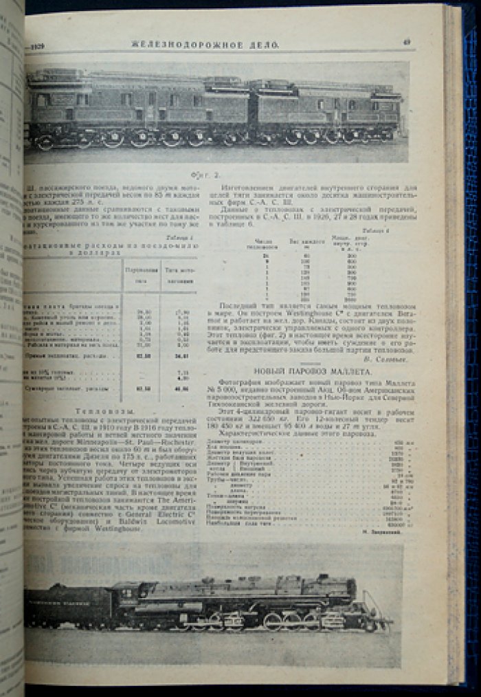 «Железнодорожное дело»: полный комплект за 1929 год (12 номеров, шестой год издания)