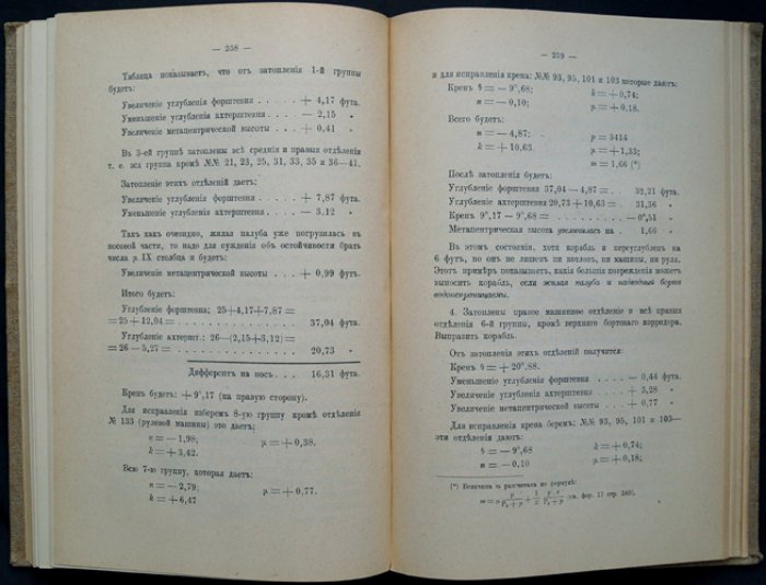 Теория корабля. Часть 1: Плавучесть и остойчивость корабля (курс 1907 г.)