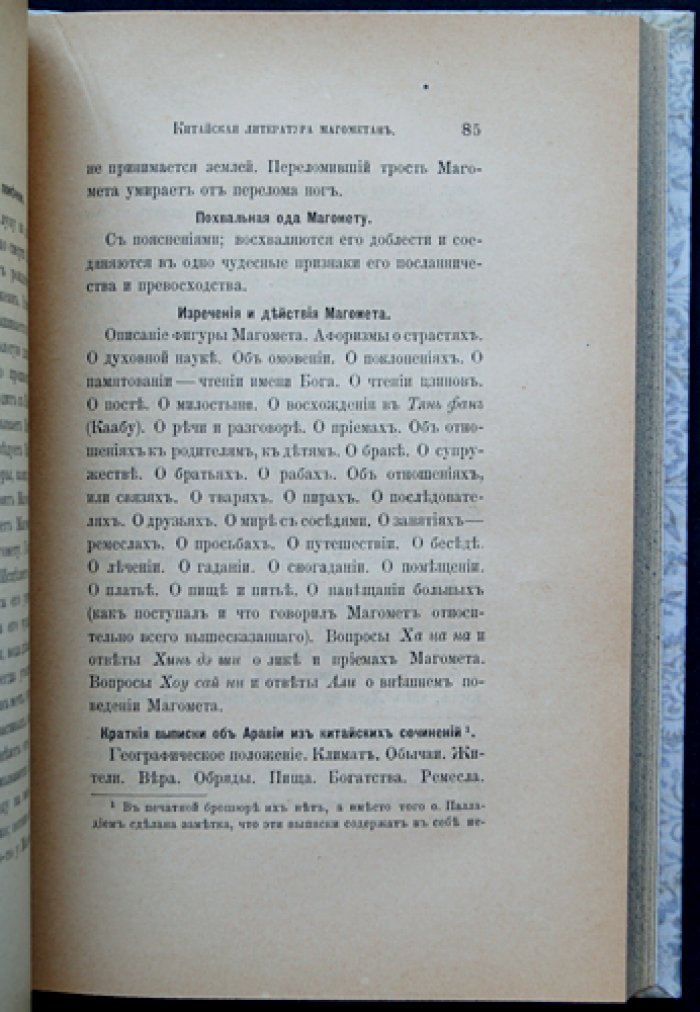 Китайская литература мусульман (магометан): исследование архимандрита Палладия