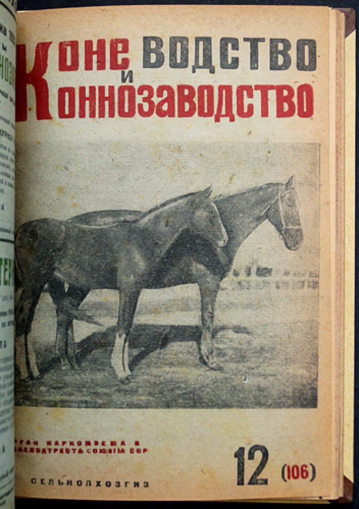 «Коневодство и Коннозаводство»: журнал Наркомзема и Коневодтреста СССР, 1931 г., №1–12 (годовой комплект)