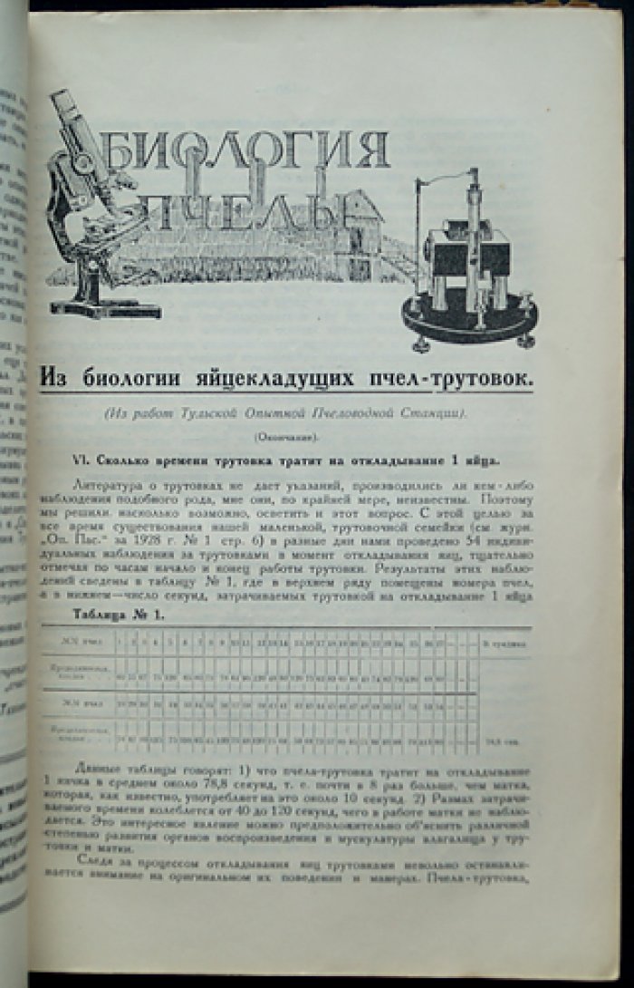 Опытная пасека: ежемесячный научно‑практический журнал. Комплект № 1–12 за 1928 год