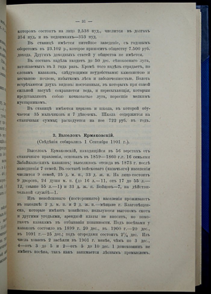 Экономическое положение приамурских казачьих войск: материалы о земельном и экономическом устройстве Амурского и Уссурийского казачьих войск (Выпуск III)