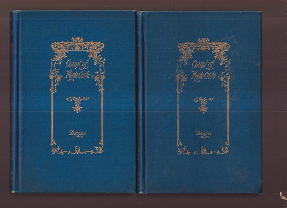 Александр Дюма. «Граф Монте-Кристо». Том I–II (издание 1894, Нью‑Йорк, Thomas Y. Crowell & Company)