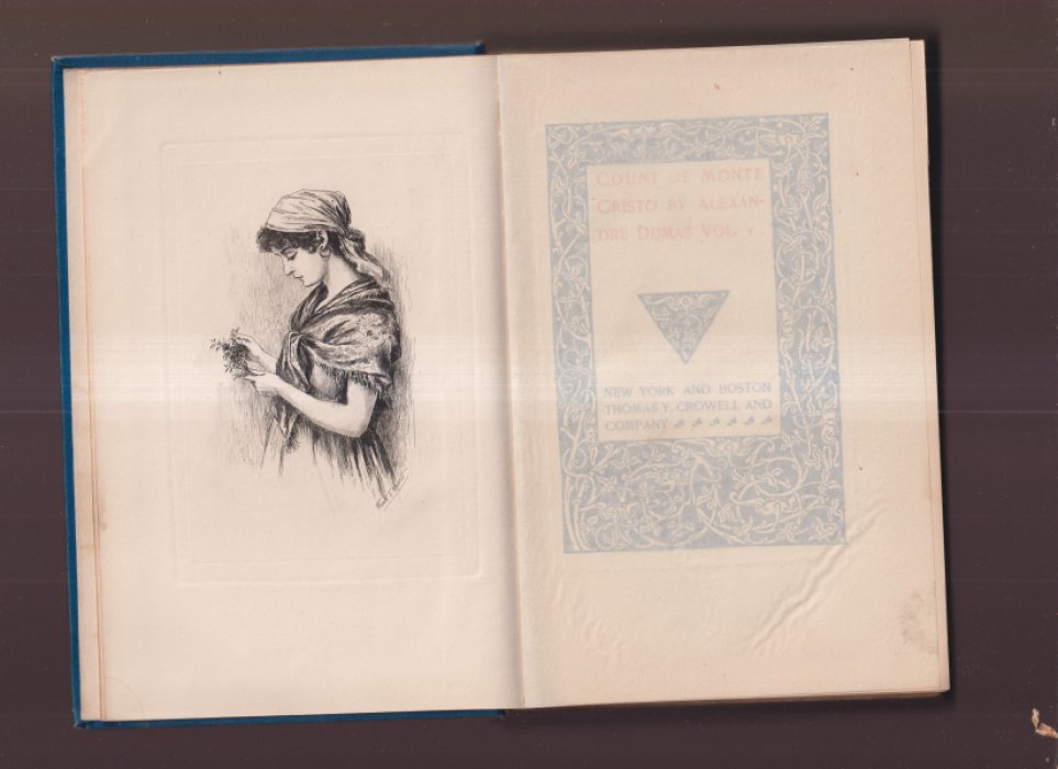 Александр Дюма. «Граф Монте-Кристо». Том I–II (издание 1894, Нью‑Йорк, Thomas Y. Crowell & Company)