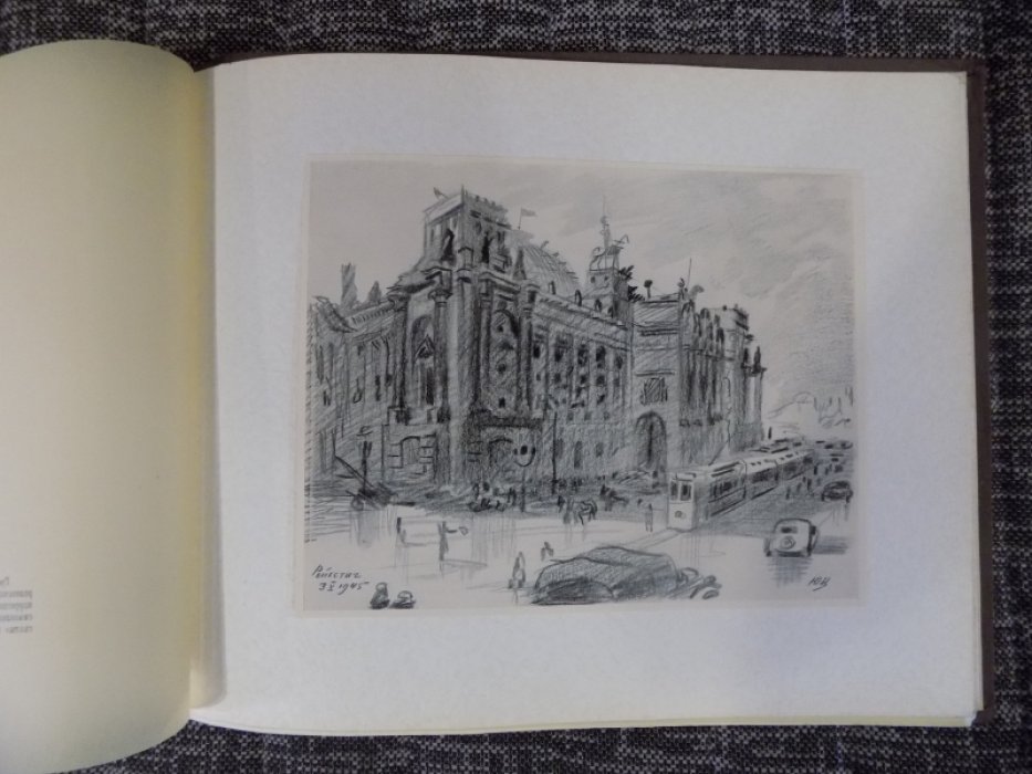 По земле врага: альбом фронтовых рисунков и эскизов Ю.А. Цишевского (1945, изд. «Красное знамя»)