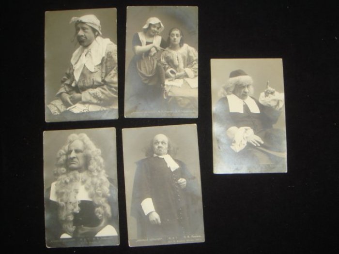 «Мнимый больной» Мольера — серия открыток к знаменитой постановке МХАТ (1913), 16 открыток