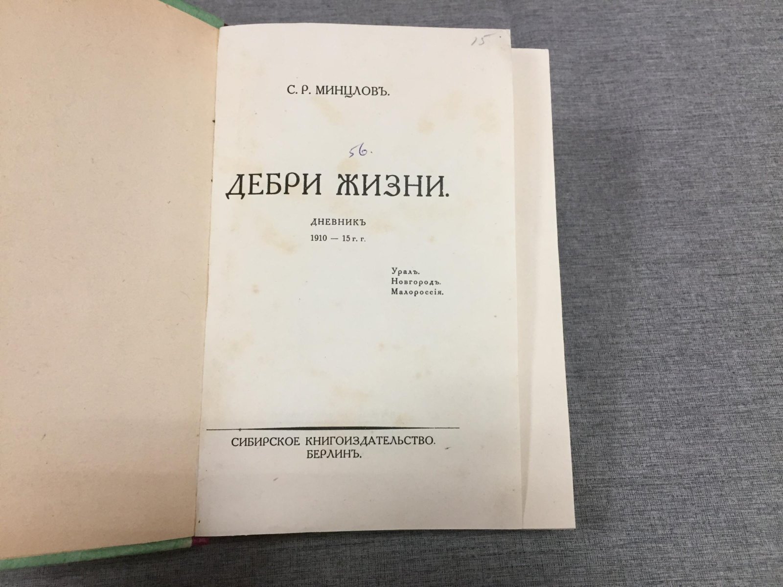 Дебри жизни: дневник 1910–1915. Урал, Новгород, Малороссия
