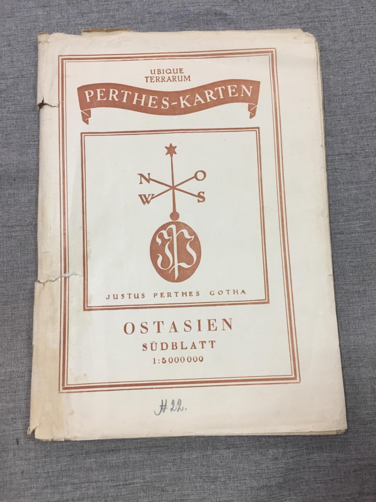 Карта «Восточная Азия (Ostasien. Sudblatt)» — Таиланд, Камбоджа, Суматра, Борнео и Нидерландская Гвинея, 1:5 000 000