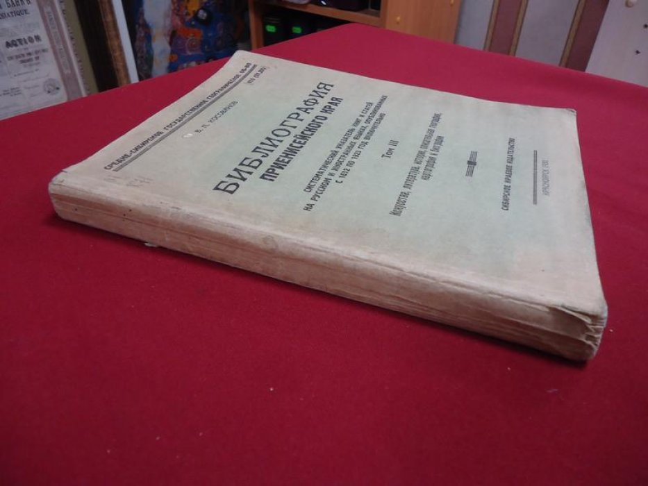 Библиография Приенисейского края. Систематический указатель (Том III): искусства, литература, история, описательная география, картография и биографии