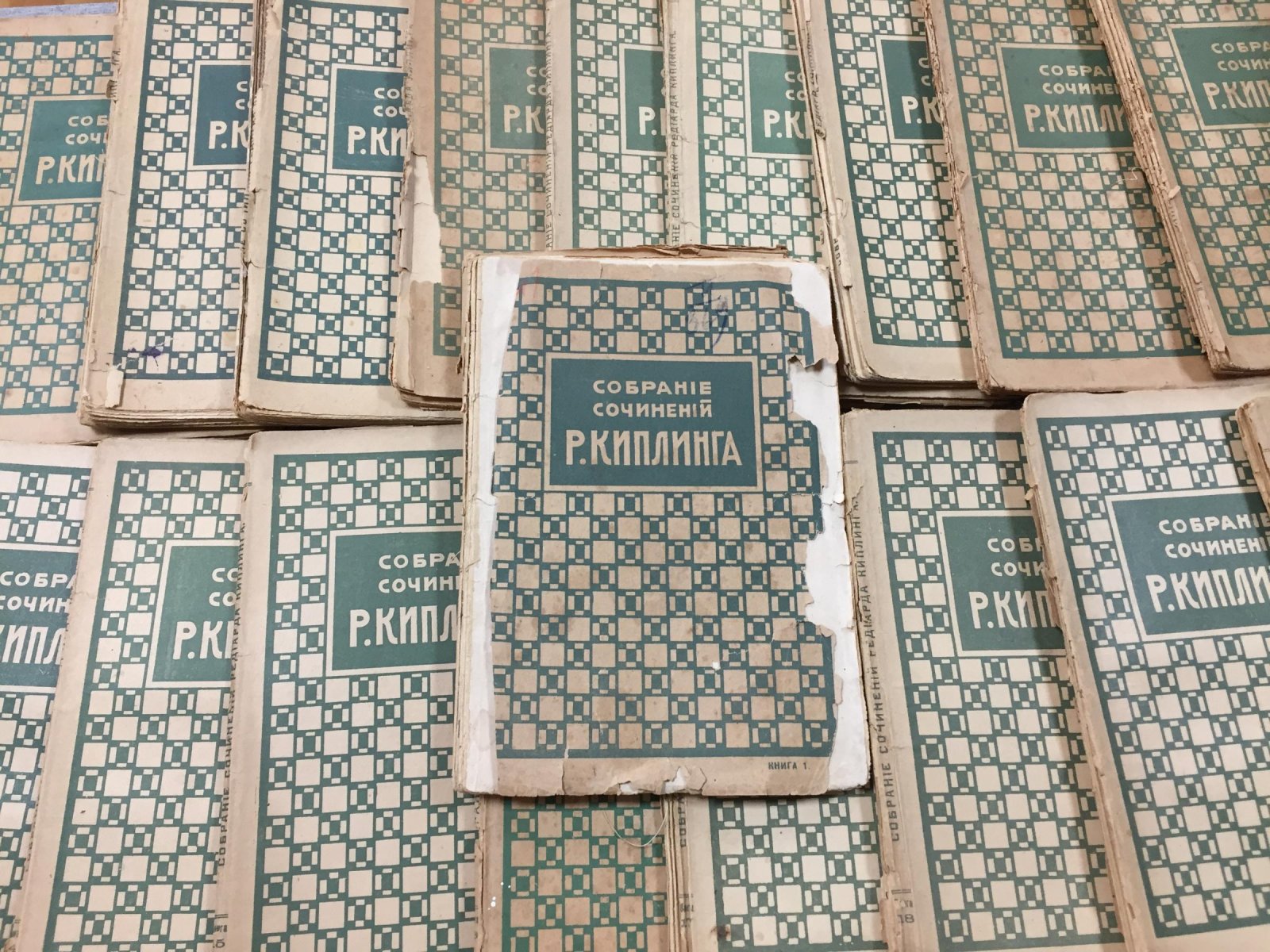Собрание сочинений Джозефа Редьярда Киплинга (иллюстрированное). Полный комплект: 20 выпусков (14 книг), 1916 год