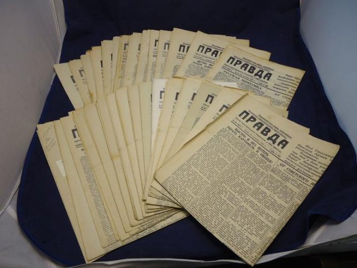 «Правда». Полный комплект за сентябрь 1942 года: 30 номеров (№ 244–273)