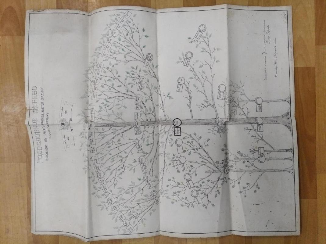 Родословное дерево Губановых (1901): к юбилею «золотой свадьбы» П.И. и А.Г. Губановых, Кувинский завод