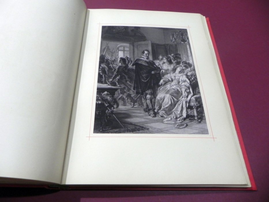 Schiller — Galerie: Photografische Abbildungen nach Original-Cartons (mit erläuterndem Text E. Forster)